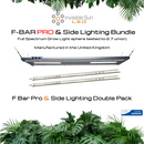 2 x F Bar pro and SL80 Side Lighting 4 pack Bundle - Powered by Samsung LED